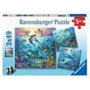 Tierwelt des Ozeans - 3x49 pieces (Ravensburger)