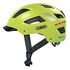 ABUS Hyban 2.0 LED Bicycle Helmet, M (52-58cm), Signal Yellow