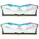 TEAM GROUP T-Force Delta RGB Kit, DDR5-6000, Intel optimized, 64GB, CL38, White (FF4D564G6000HC38ADC01)