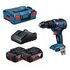 BOSCH GSB 18V-55 Professional, incl. L-BOXX & 2x 3.0Ah Battery (0615990M0E)