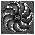 SILVERSTONE Air Penetrator 120i, 120mm, Black (SST-AP120i)