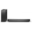 PHILIPS TAB7207/10, 2.1ch Soundbar with Wireless Subwoofer, Black