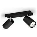 PHILIPS myLiving - Kosipo Ceiling Light 2-Spot, Black (915005531901)