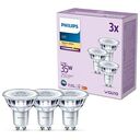 PHILIPS LED Spot - 3-Pack, 3x GU10 / 3.5W, 2700K (929001217893)