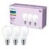 PHILIPS LED Bulb Classic 60W - 3-Pack, 3x E27 / 7W, 2700K (929001243033)