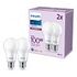 PHILIPS LED Bulb Classic 100W - 2-Pack, 2x E27 / 13W, 4000K (929002306992)