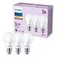 PHILIPS LED Bulb Classic 60W - 3-Pack, 3x E27 / 8W, 2700K (929002306207)