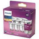 PHILIPS LED Spot - 3-Pack, 3x GU10 / 4.6W, 2700K (929001215256)