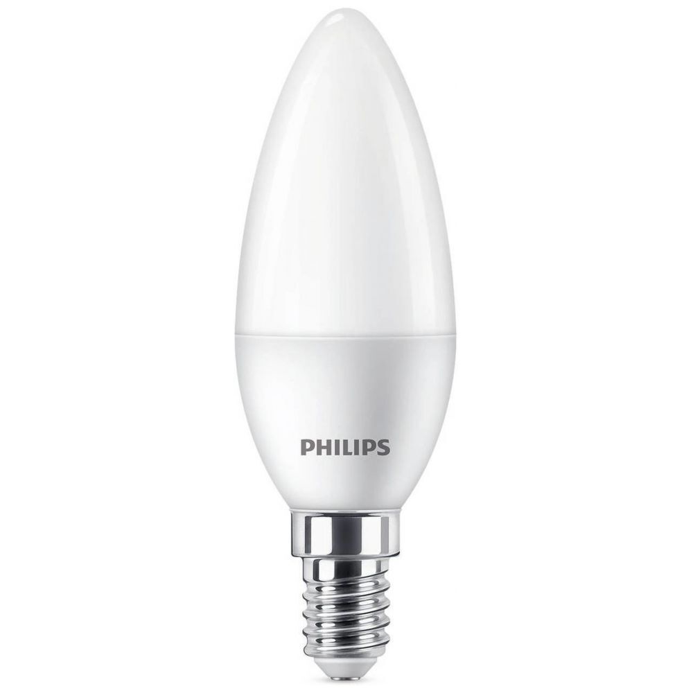PHILIPS LED Lampe Kerze 40W - 3er-Pack 3x E14 / 4.9W 2700K (929003541193)