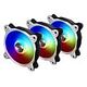 LIAN LI BR Digital RGB, 120mm, Grey, Pack of 3 (BRDIGITAL-3RG)