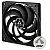 ARCTIC P12 Slim PWM PST, 120mm, Black (ACFAN00187A)