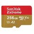 SANDISK Extreme microSDXC UHS-I U3, Class 10, V30, 256GB (SDSQXAV-256G-GN6MA)