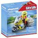 PLAYMOBIL Rescue Motorcycle with Flashing Light (71205)