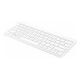 HP 350 Wireless Compact Multi-Device Keyboard, Swiss layout, White (692T0AA#UUZ)