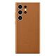 SAMSUNG Leather Case - Galaxy S23 Ultra, Camel (EF-VS918LAEGWW)