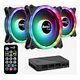 AEROCOOL Duo 12 Pro ARGB 120mm, Black, Pack of 3 (ACF3-DU10227.11)