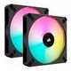 CORSAIR AF140 RGB Elite, Black, 140mm, Pack of 2 (CO-9050156-WW)