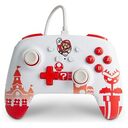 POWERA Enhanced Wired Controller for Nintendo Switch, Mario Red/White, NSW (1519186-02)