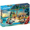 PLAYMOBIL Pirate Treasure Island with Rowboat (70962)