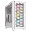 CORSAIR iCue 4000D RGB Airflow Window, Weiss (CC-9011241-WW)
