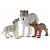 SCHLEICH Wild Life - Mother Wolf with Pups (42472)