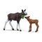 SCHLEICH Wild Life - Moose Cow with Calf (42603)