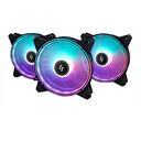 CHIEFTEC Chieftronic Nova ARGB, 120mm, Black, Pack of 3 (NF-3012-RGB)