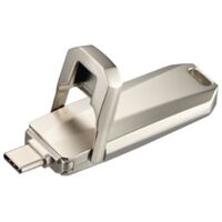 HAMA Uni-C Deluxe, 256GB, Silver (00213101)