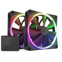 NZXT F140 RGB Twin Pack 140mm, Black (RF-R14DF-B1)