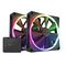 NZXT F140 RGB Twin Pack 140mm, Black (RF-R14DF-B1)