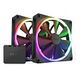 NZXT F140 RGB Twin Pack 140mm, Black (RF-R14DF-B1)