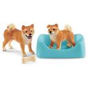 SCHLEICH Farm World - Shiba Inu Mutter und Welpe (42479)