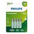 PHILIPS Rechargeable R03B4A70, 700mAh, 4-Pack (AAA)