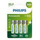 PHILIPS Rechargeable R6B4B260, 2600mAh, 4er Pack (AA)