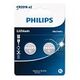 PHILIPS Lithium CR2016, 2er Pack