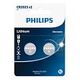 PHILIPS Lithium CR2025, 2-Pack