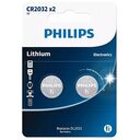 PHILIPS Lithium CR2032, 2-Pack