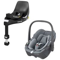 MAXI-COSI Pebble 360 i-size, incl. FamilyFix 360, Essential Grey