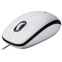 LOGITECH M100 Refresh 2022 Optical Mouse, White (910-006764)