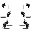 OUTDOORCHEF Substructure Kit Accessory Holder, Silver, Black (18.215.12)