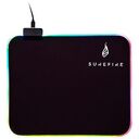 VERBATIM SureFire Silent Flight RGB-320 Gaming Mousepad, Black (48812)