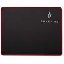 VERBATIM SureFire Silent Flight 320 Gaming Mousepad, Schwarz / Rot (48810)