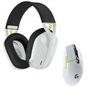 LOGITECH G435 Headset + G305 Mouse Wireless Gaming Combo, Weiss / Schwarz (981-001230)