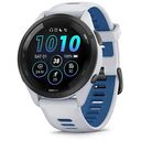 GARMIN Forerunner 265, Black White / White Blue Band (010-02810-11)