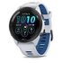 GARMIN Forerunner 265, Schwarz Weiss / Weissblaues Armband (010-02810-11)