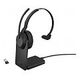 JABRA Evolve2 55 USB-A UC Mono mit Ladestation, Schwarz (25599-889-989)