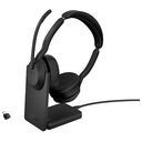 JABRA Evolve2 55 USB-C MS Teams Duo with Charging Stand, Black (25599-999-889)
