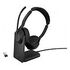 JABRA Evolve2 55 USB-A UC Duo mit Ladestation, Schwarz (25599-989-989)