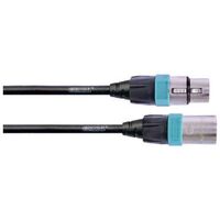 Microphone cable, 2x XLR, Male - Female, 1.5 meters
