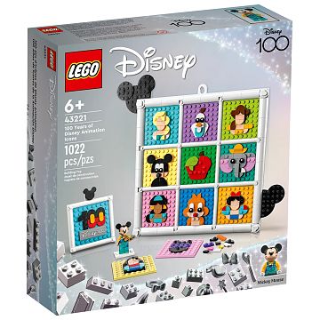 LEGO Disney 100 Jahre Disney Zeichentrickikonen (43221)
